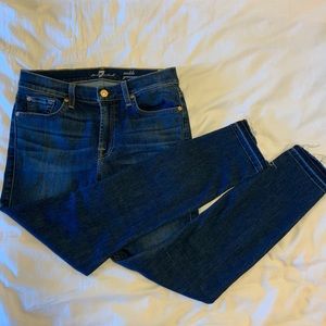 7 For All Mankind skinny jeans, size 27